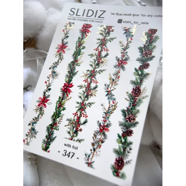 Slidery na nehty SLIDIZ №347