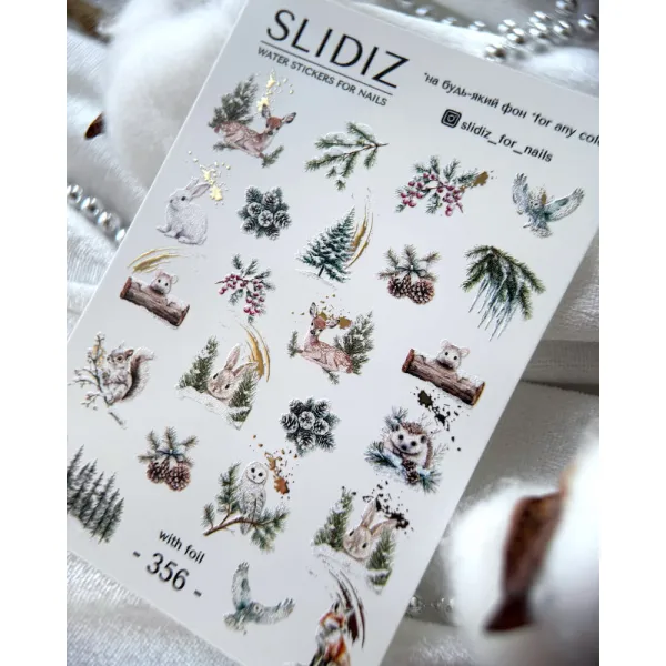 Slidery na nehty SLIDIZ №356