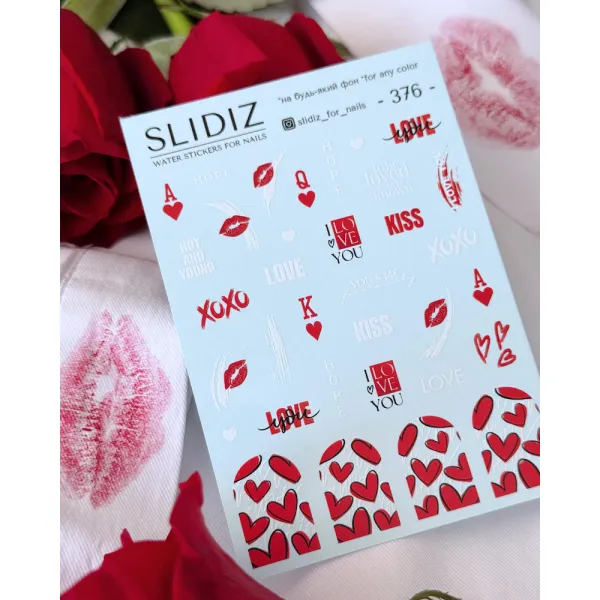 Slidery na nehty SLIDIZ №376