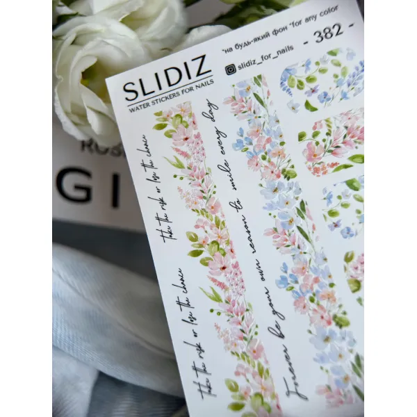 Slidery na nehty SLIDIZ №382