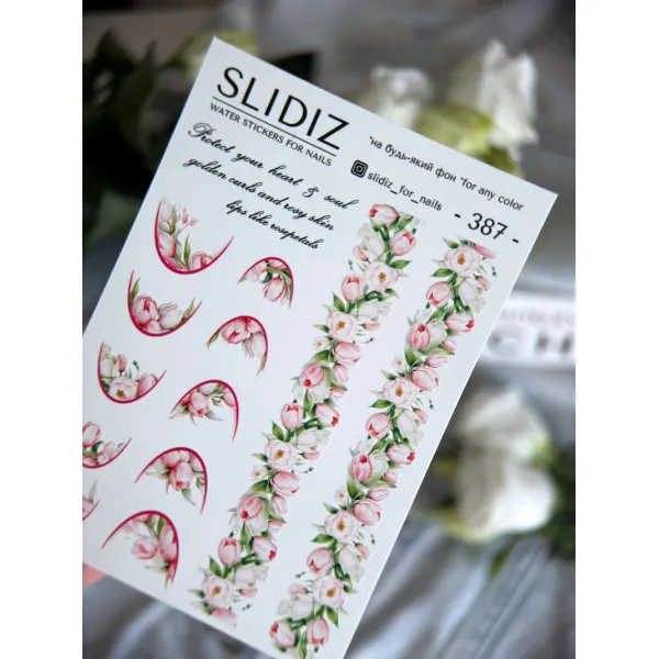 Slidery na nehty SLIDIZ №387