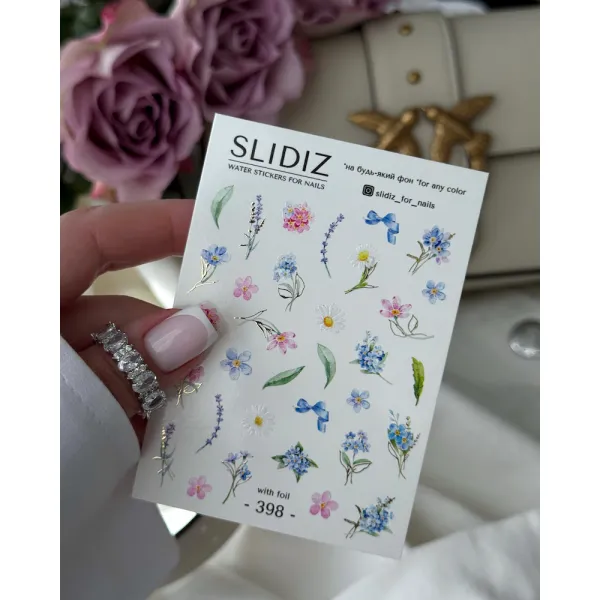 Slidery na nehty SLIDIZ №398