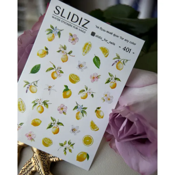 Slidery na nehty SLIDIZ №401