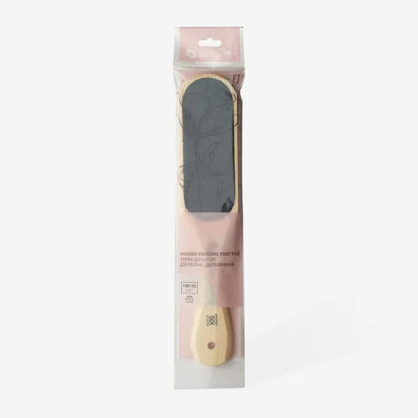 Wooden foot file STALEKS BEAUTY & CARE 10 TYPE 1 (100/180 grit)