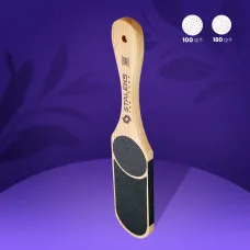 Терка для стоп деревянная STALEKS BEAUTY & CARE 10 TYPE 3 (60/80/100/120 грит)