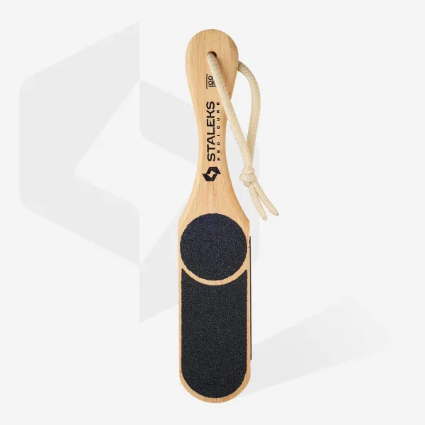Wooden pedicure foot file STALEKS BEAUTY & CARE 10 TYPE 3 (60/80/100/120 grit)