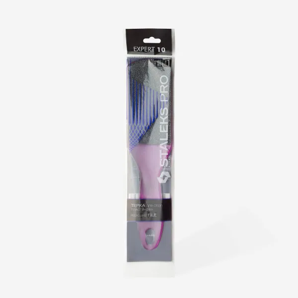 Plastic foot file STALEKS PRO EXPERT 10 TYPE 1 60/80 grit