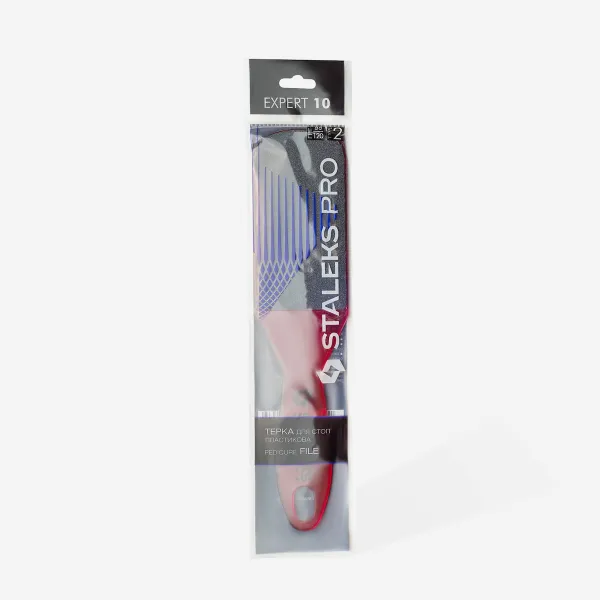 Plastic foot file STALEKS PRO EXPERT 10 TYPE 2 80/120 grit