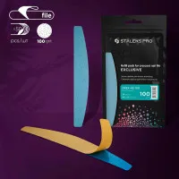 Сменные файлы для пилки полумесяц STALEKS PRO EXCLUSIVE 42 100 грит (50 шт)