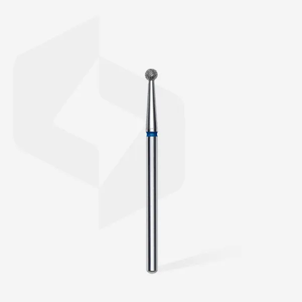 Diamond nail drill bit ball blue head STALEKS PRO EXPERT diameter 2,5 mm
