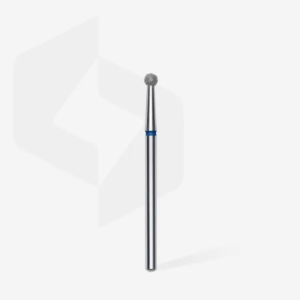 Diamond nail drill bit ball blue head STALEKS PRO EXPERT diameter 2,7 mm