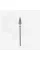 Diamond nail drill bit rounded pear red EXPERT head diameter 5 mm / working part 12 mm