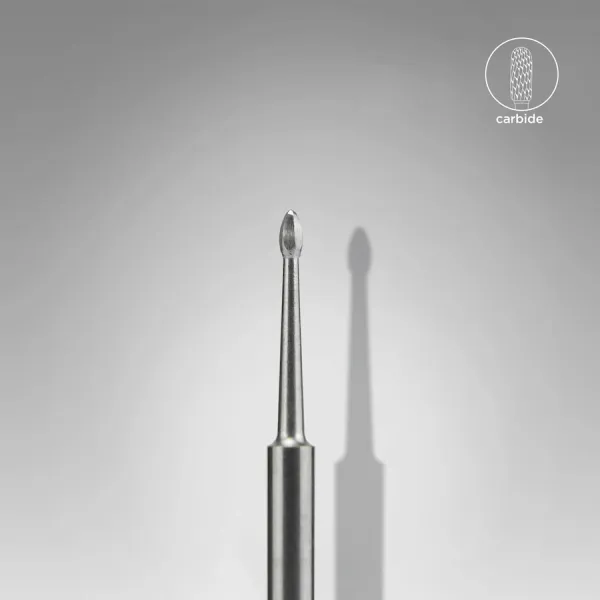 Carbide drill bit nail cleaner mini EXPERT head diameter 1,2mm / working part 2,5mm