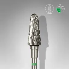 Karbidová fréza "frustum" zelený EXPERT průměr hlavy 6mm / pracovní část 14mm