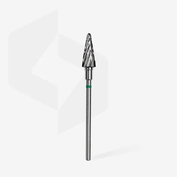 Carbide nail drill bit cone green EXPERT head diameter 6mm / working part 14mm