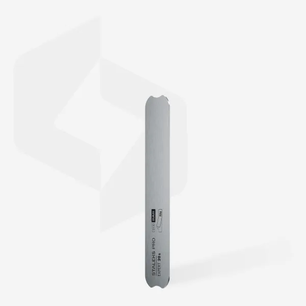 Straight metal base for nail file STALEKS PRO EXPERT 20s (130 mm)