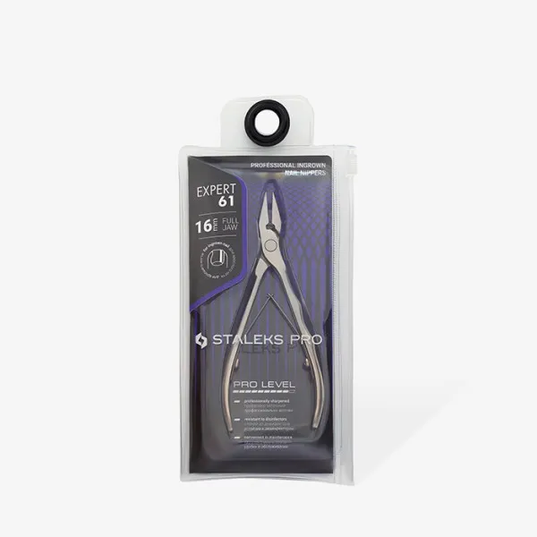 Professional nippers for ingrown toenails STALEKS PRO EXPERT 61 16 mm