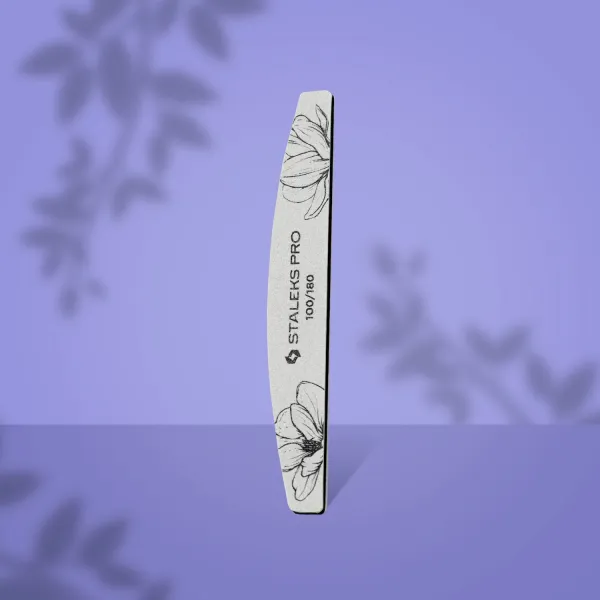 Crescent mineral nail file STALEKS EXPERT 40 100/180 grit (25 pcs)
