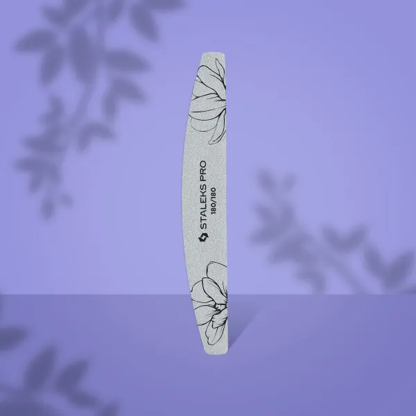 Crescent mineral nail file STALEKS EXPERT 40 180/180 grit (25 pcs)