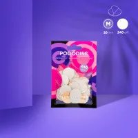 Сменные файлы белые для педикюрного диска PODODISC M EXPERT 240 грит (50 шт)