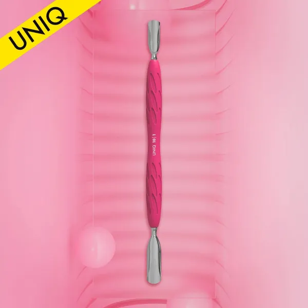 Manicure pusher with silicone handle STALEKS PRO UNIQ 10 TYPE 1



