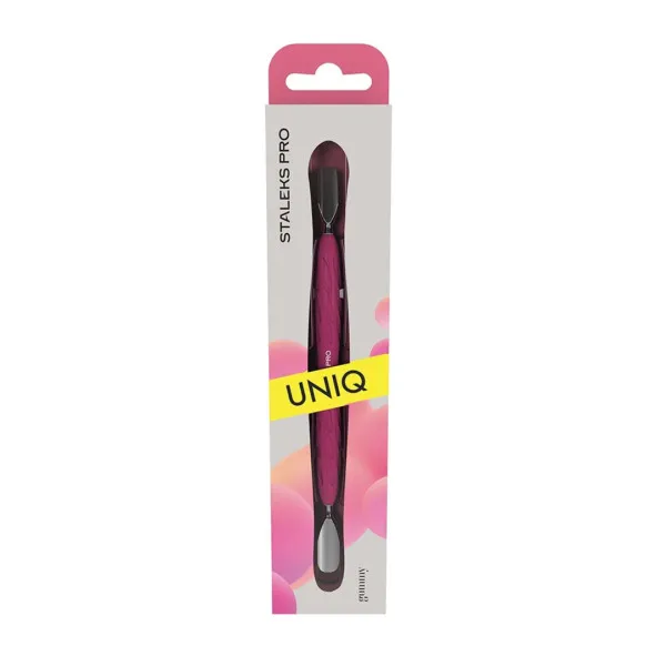 Manicure pusher with silicone handle STALEKS PRO UNIQ 10 TYPE 1



