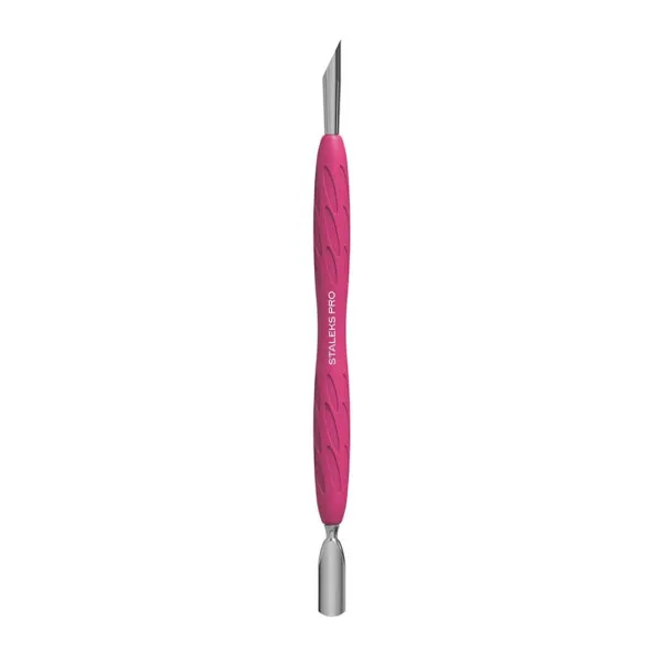 Manicure pusher with silicone handle STALEKS PRO UNIQ 10 TYPE 2



