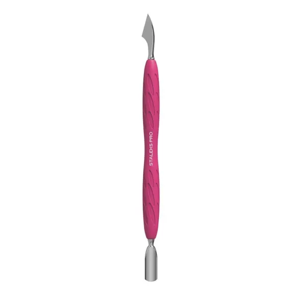 Manicure pusher with silicone handle STALEKS PRO UNIQ 10 TYPE 3



