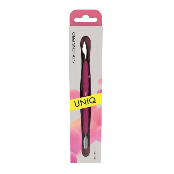 Manicure pusher with silicone handle STALEKS PRO UNIQ 10 TYPE 3



