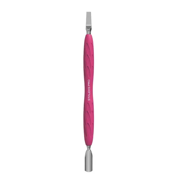 Manicure pusher with silicone handle STALEKS PRO UNIQ 10 TYPE 5