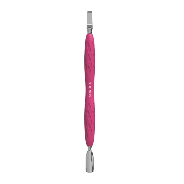 Manicure pusher with silicone handle STALEKS PRO UNIQ 10 TYPE 5