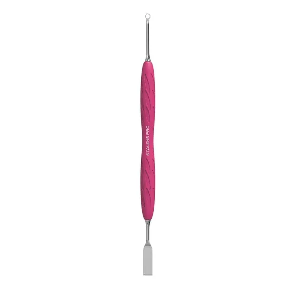 Manicure pusher with silicone handle STALEKS PRO UNIQ 11 TYPE 1