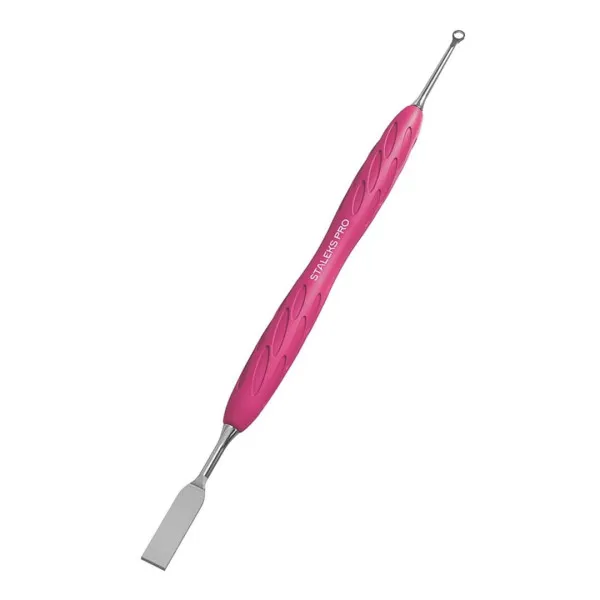 Manicure pusher with silicone handle STALEKS PRO UNIQ 11 TYPE 1