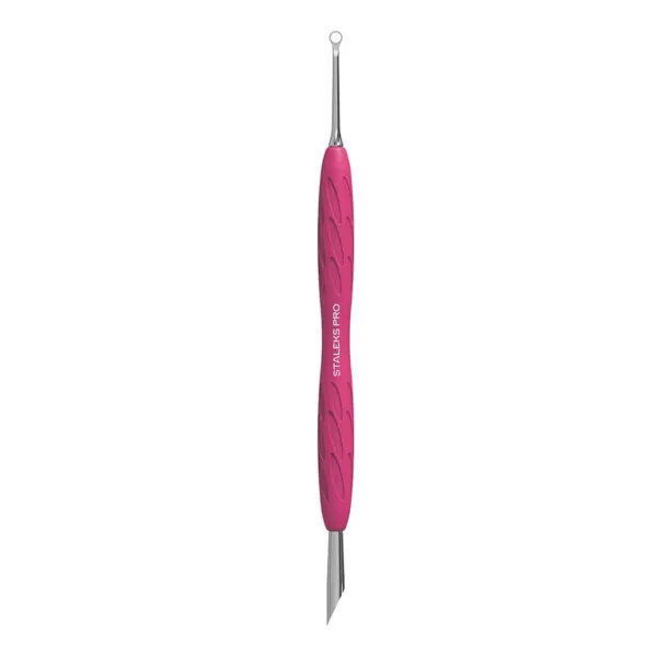 Manicure pusher with silicone handle STALEKS PRO UNIQ 11 TYPE 2