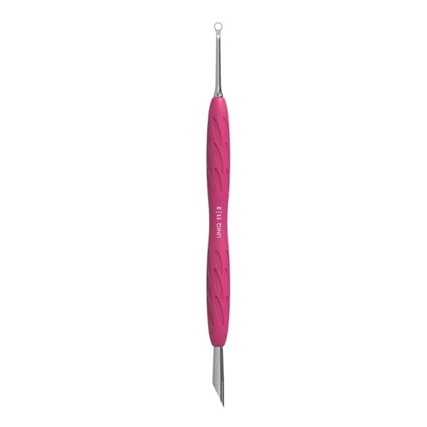 Manicure pusher with silicone handle STALEKS PRO UNIQ 11 TYPE 2