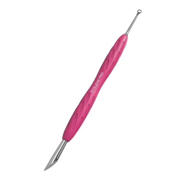 Manicure pusher with silicone handle STALEKS PRO UNIQ 11 TYPE 2