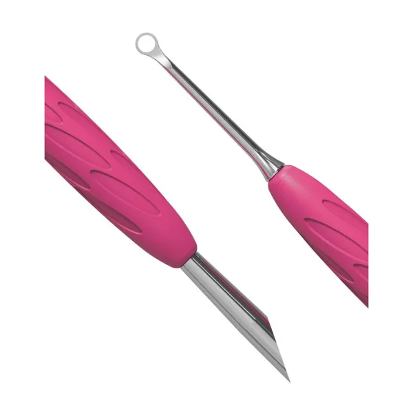 Manicure pusher with silicone handle STALEKS PRO UNIQ 11 TYPE 2