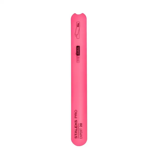 Straight beveled plastic base for nail file STALEKS PRO EXPERT 20 