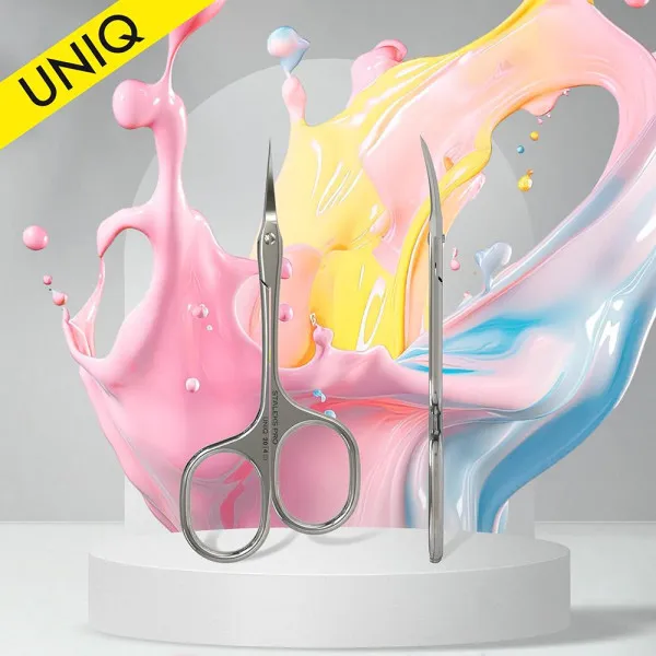 Professional cuticle scissors STALEKS PRO Asymmetric UNIQ 20 TYPE 4