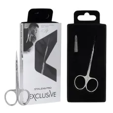 Professional scissors with hook STALEKS PRO EXCLUSIVE 21 TYPE 2 (magnolia)