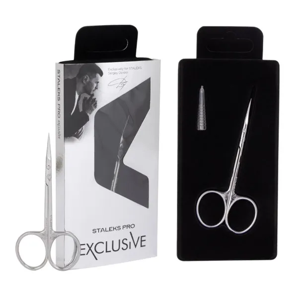 Professional scissors with hook STALEKS PRO EXCLUSIVE 23 TYPE 2 (magnolia)
