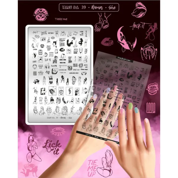 Stamping Plate Taki Da 39 SHE