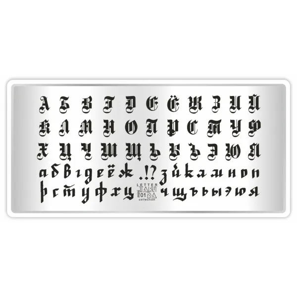 Razítkovací deska Taki Da mini Letter 01
