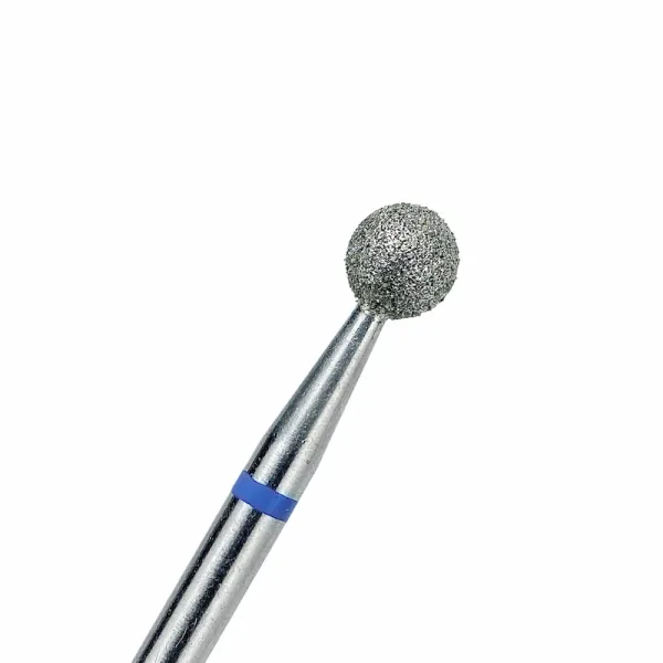 TOUCH diamond Ball nail drill bit blue 4.0 mm (D040D-М)