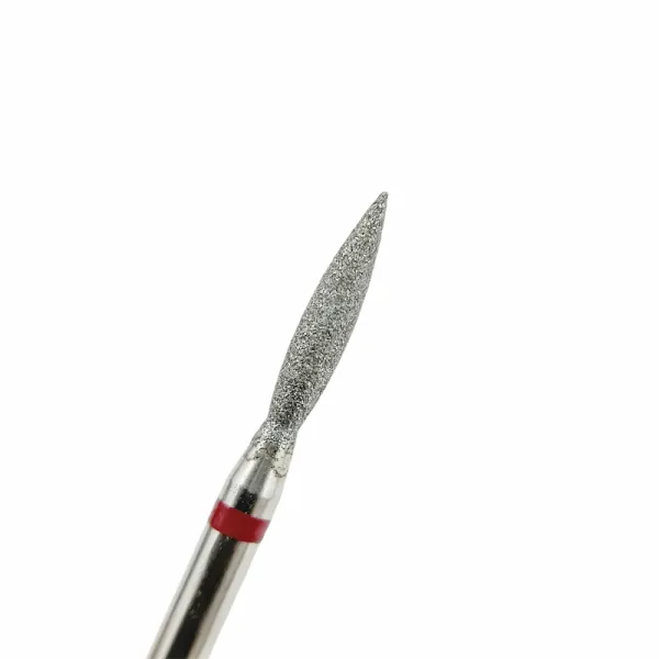 TOUCH diamond Flame nail drill bit red 023 (H02310D-F)