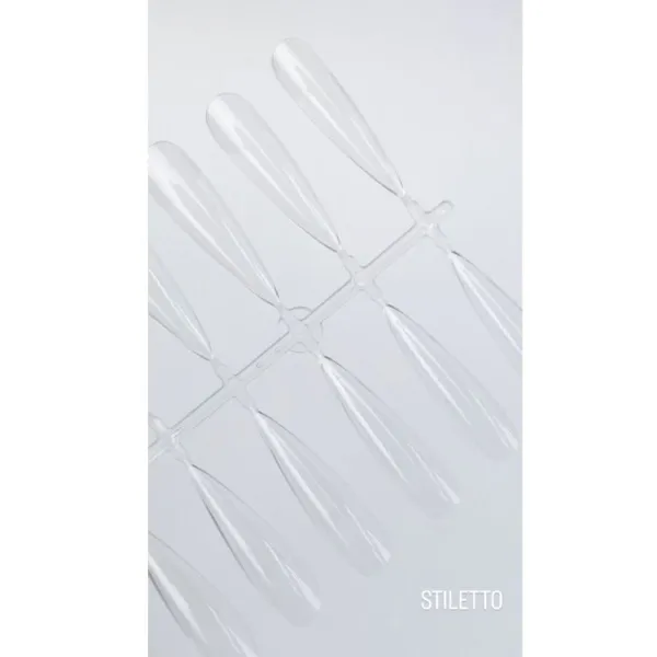 TOUCH Nail Tips for Extestion, Stiletto 240 pcs