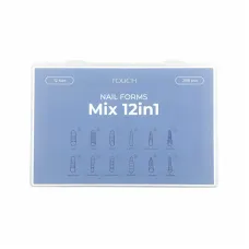 TOUCH Nail Tips Upper forms modeling Mix 12in1 288 шт
