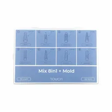 TOUCH Nail Tips Upper forms modeling Mix 8in1 + mold 288 шт