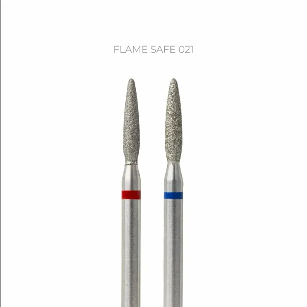TOUCH diamond Flame алмазная фреза, закругленный кончик 021 синяя