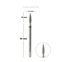 TOUCH diamond Flame алмазная фреза, закругленный кончик 023 красная